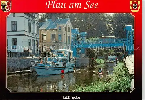 AK / Ansichtskarte Plau_See Hubbruecke Plau_See