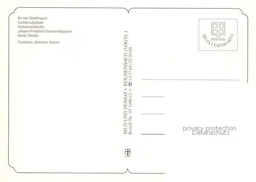 AK / Ansichtskarte Salzwedel Stadtmauer Comeniusschule Katharinenkirche Johann Friedrich Dannell Museum Breite Strasse Salzwedel