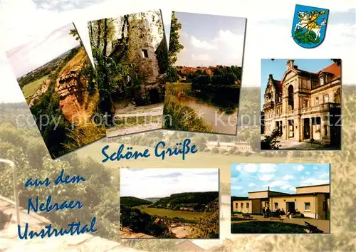 AK / Ansichtskarte Nebra_Unstrut Nebraer Unstruttal Teilansichten Nebra_Unstrut