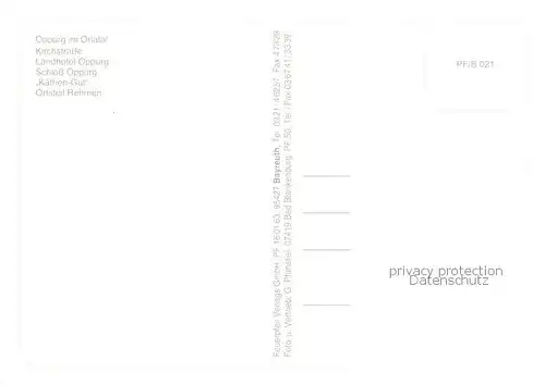 AK / Ansichtskarte Oppurg Kirchstrasse Landhotel Oppurg Schloss Oppurg Kaethen Gut OT Rehmen Oppurg