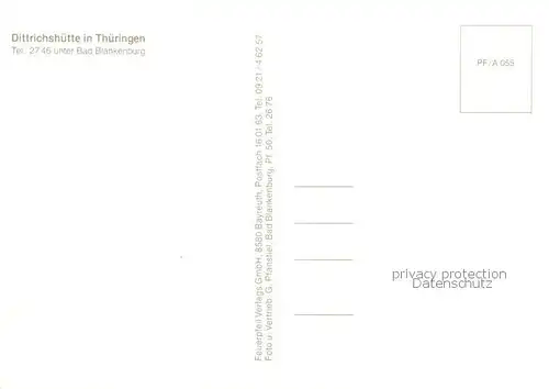 AK / Ansichtskarte Bad_Blankenburg Kinderdorf Dittrichshuette Windmuehle Spielplatz Pappelallee Bad_Blankenburg