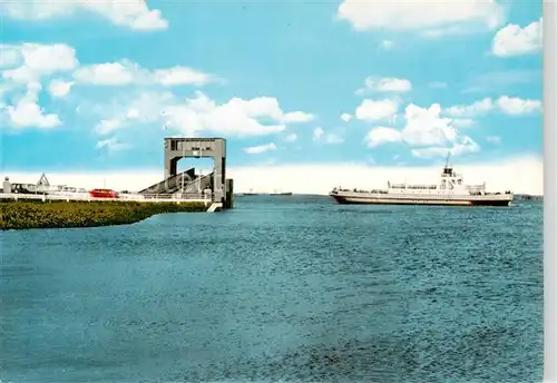 AK / Ansichtskarte  Wischhafen Faehranleger Elbefaehre Wischhafen Glueckstadt Wischhafen