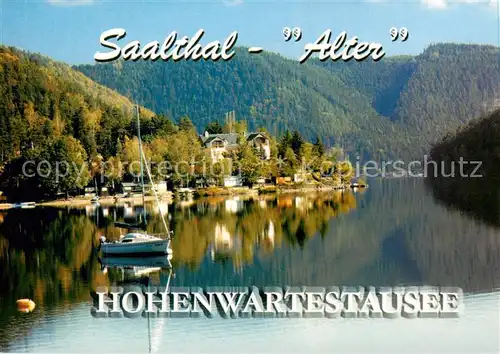 AK / Ansichtskarte 73840476 Saalthal_Gosswitz Erholung am Hohenwartestausee Campingplatz Hotel Segeln 