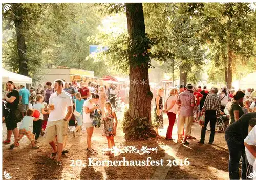 AK / Ansichtskarte 73840489 Grosszschocher_Leipzig 20. Koernerhausfest 2016 