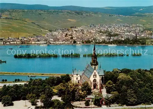 AK / Ansichtskarte  Bingen_Rhein St. Rochuskapelle Blick nach Ruedesheim Bingen Rhein