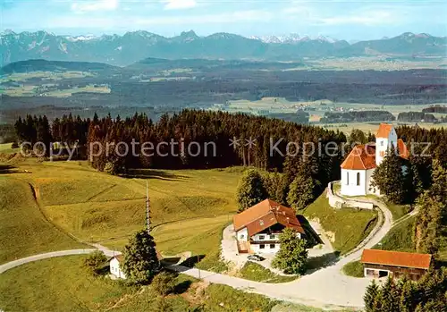 AK / Ansichtskarte  Bernbeuren Gasthof Auerberg Alpenpanorama Bernbeuren