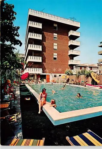 AK / Ansichtskarte 73840556 Milano_Marittima Hotel Tiffanys Swimming Pool Milano_Marittima