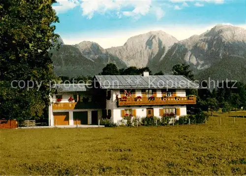 AK / Ansichtskarte  Schoenau_Berchtesgaden Gaestehaus Pension Haus Rehanger Alpen Schoenau Berchtesgaden