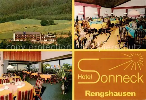 AK / Ansichtskarte Rengshausen_Knuellwald Hotel Restaurant Sonneck Rengshausen Knuellwald