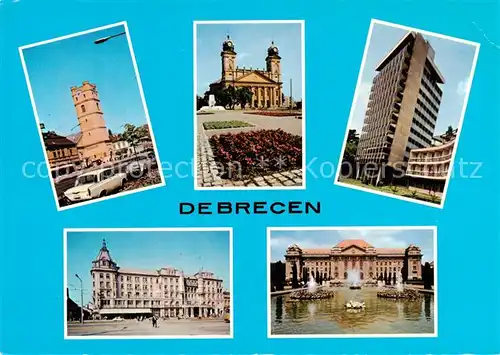 AK / Ansichtskarte Debrecen_Debrezin_HU Teilansichten 