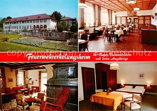 AK / Ansichtskarte Bayerisch_Gmain Bayerisches Feuerwehrerholungsheim Bayerisch Gmain