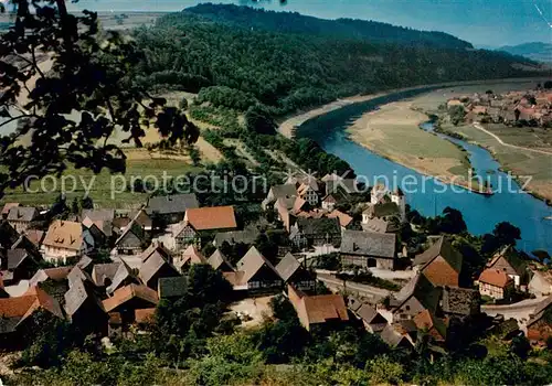 AK / Ansichtskarte  Ruehle_Oberweser Blick vom Weinberg Ruehle_Oberweser