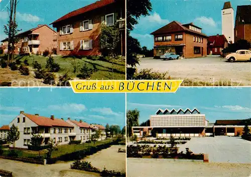 AK / Ansichtskarte 73840713 Buechen_Lauenburg Wohnhaeuser Spar und Darlehenskasse Siedlung Halle Buechen_Lauenburg