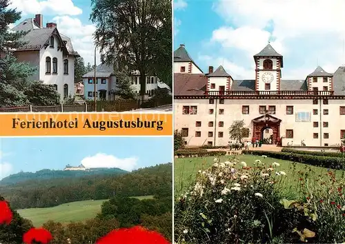 AK / Ansichtskarte  Augustusburg Ferienhotel Augustusburg Panorama Augustusburg