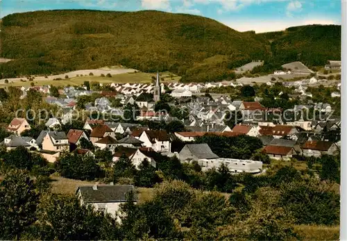 AK / Ansichtskarte  Fuerth_Odenwald Ortsansicht mit Kirche Fuerth Odenwald