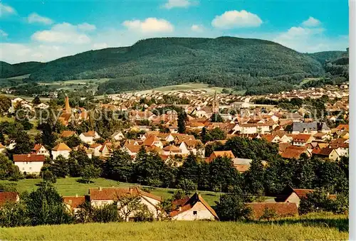 AK / Ansichtskarte  Fuerth_Odenwald Ortsansicht mit Kirche Fuerth Odenwald