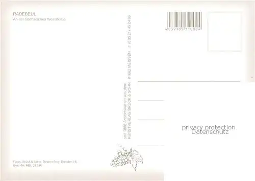 AK / Ansichtskarte Radebeul Teilansichten Sehenswuerdigkeiten der Stadt Radebeul