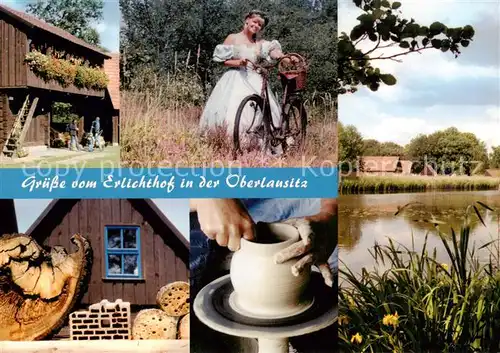 AK / Ansichtskarte Rietschen Erlichthof Toepferei Braut Rietschen