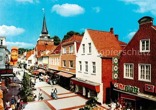 AK / Ansichtskarte Aurich_Ostfriesland Fussgaengerbereich Burgstrasse Aurich_Ostfriesland