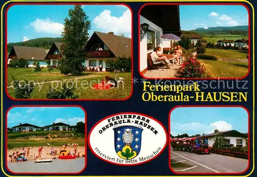 AK / Ansichtskarte Hausen_Knuellwald Ferienpark Badestrand Hausen Knuellwald