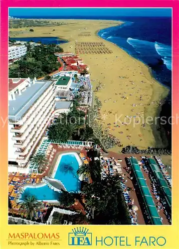AK / Ansichtskarte Maspalomas_Gran_Canaria_ES IFA Hotel Faro Fliegeraufnahme 