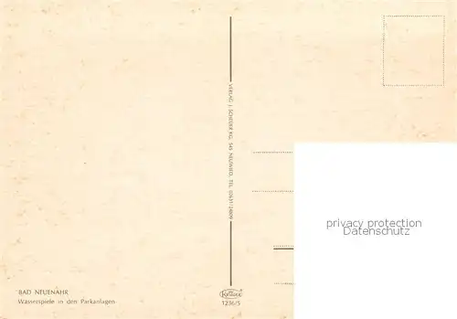 AK / Ansichtskarte Bad_Neuenahr Ahrweiler Parkanlagen Wasserspiele Bad_Neuenahr Ahrweiler