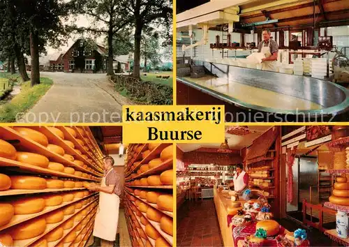 AK / Ansichtskarte Buurse_NL Kaasmakerij Buurse Kaeselager Verkaufsraum 