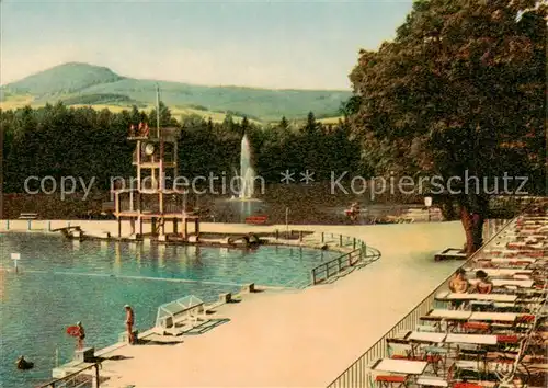AK / Ansichtskarte Grossschoenau_Sachsen Waldstrandbad  Grossschoenau Sachsen