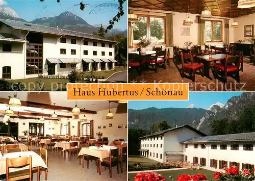 AK / Ansichtskarte Schoenau_Berchtesgaden Haus Hubertus Schoenau Berchtesgaden