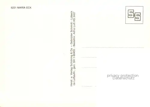 AK / Ansichtskarte Maria_Eck Fliegeraufnahme Maria_Eck