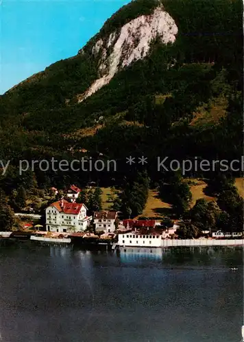 AK / Ansichtskarte Kochelsee Seehotel Restaurant Grauer Baer Fliegeraufnahme 