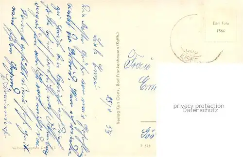 AK / Ansichtskarte Fehrenbach_Thueringer_Wald Kurgarten Fehrenbach_Thueringer_Wald