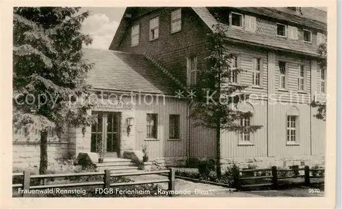 AK / Ansichtskarte Frauenwald_Thueringen FDGB Ferienheim Raymonde Dien Frauenwald Thueringen