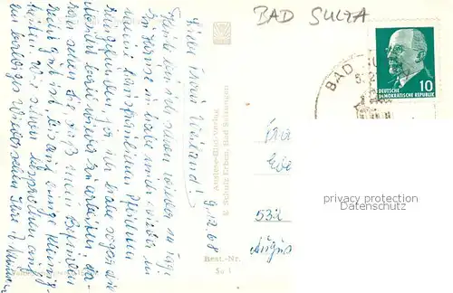 AK / Ansichtskarte Bad_Sulza Inhalatorium Bad_Sulza