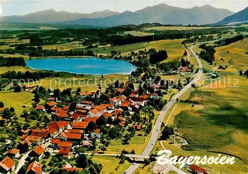 AK / Ansichtskarte Bayersoien_Oberammergau Fliegeraufnahme Bayersoien Oberammergau