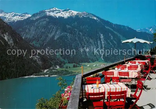 AK / Ansichtskarte Nesselwaengle_Tirol_AT Alpengasthof Adlerhorst Terrasse 