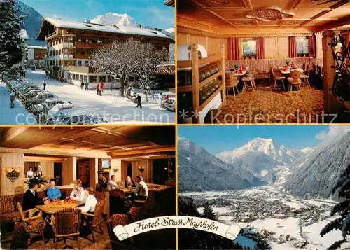 AK / Ansichtskarte Mayrhofen_Zillertal_AT Sporthotel Strass Gastraeume Panorama 