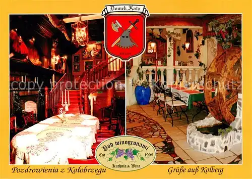 AK / Ansichtskarte Kolberg__Ostseebad_Kolobrzeg_PL Domek Kata Restauracje w Kolobrzegu  