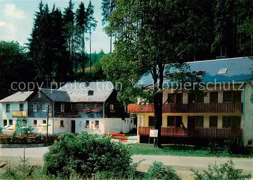 AK / Ansichtskarte Thiemitz_Wald Gaststaette Pension Zum Forsthaus Thiemitz Wald