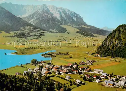 AK / Ansichtskarte Walchsee_Tirol_AT Alpenbad Walchsee Fliegeraufnahme 