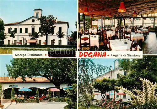 AK / Ansichtskarte Sirmione_Lago_di_Garda Albergo Ristorante Dogana Lugana di Sirmione Speisesaal Sirmione_Lago_di_Garda