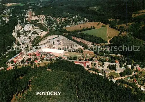 AK / Ansichtskarte Potucky_Breitenbach_Boehmen_CZ Fliegeraufnahme 