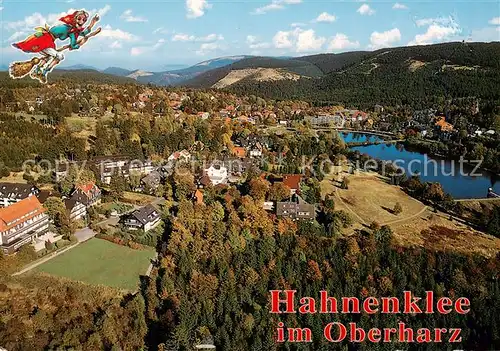 AK / Ansichtskarte Hahnenklee Bockswiese_Harz Fliegeraufnahme Hahnenklee Bockswiese