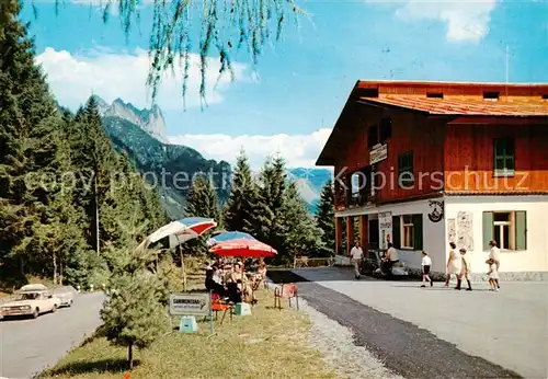 AK / Ansichtskarte Monte_Croce_2911m_Alta Badia_Dolomiti_IT Albergo Ristorante Casetta in Canada 