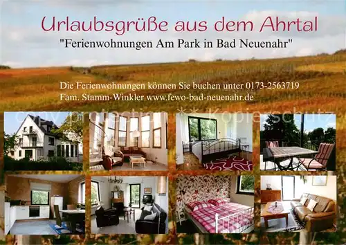 AK / Ansichtskarte Bad_Neuenahr Ahrweiler Ferienwohnungen Am Park in Bad Neuenahr Teilansichten Bad_Neuenahr Ahrweiler