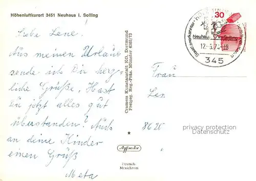 AK / Ansichtskarte Neuhaus_Solling Fliegeraufnahme Neuhaus Solling