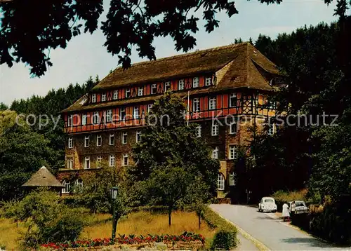 AK / Ansichtskarte Karlshafen_Bad Waldsanatorium Haus Kleine Karlshafen_Bad