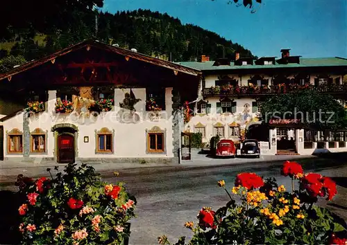 AK / Ansichtskarte Wallgau Hotel Gasthof Post Wallgau