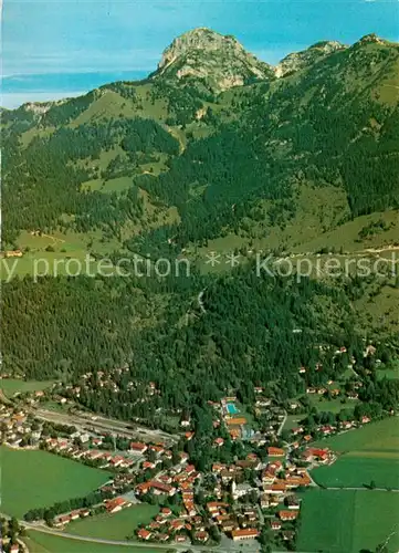AK / Ansichtskarte Bayrischzell Fliegeraufnahme mit Wendelstein Bayrischzell