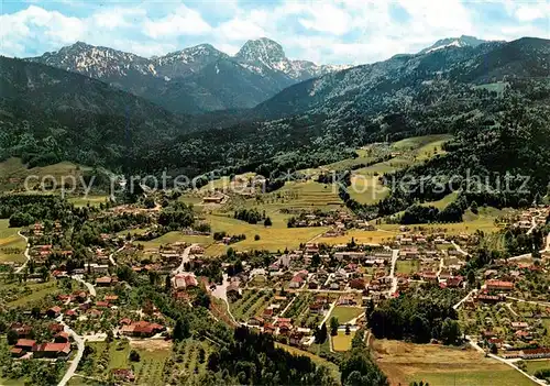 AK / Ansichtskarte Bad_Feilnbach_Wendelstein Fliegeraufnahme mit Inntaler Alpen 